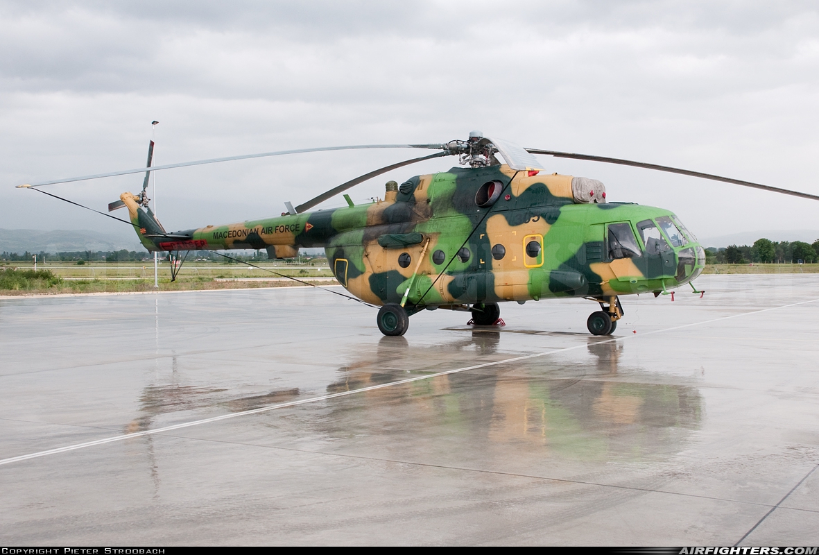 Macedonia - Air Force Mil Mi-8MT 305 at Skopje-Petrovec (SKP / LWSK), Macedonia