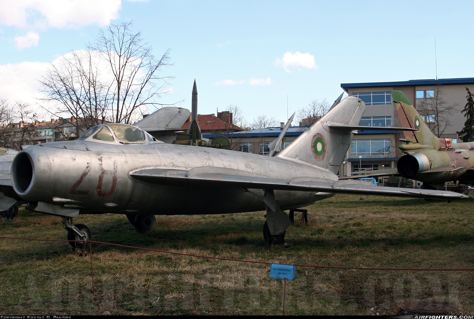 Bulgaria - Air Force Mikoyan-Gurevich MiG-17 28 at Off-Airport - Sofia, Bulgaria