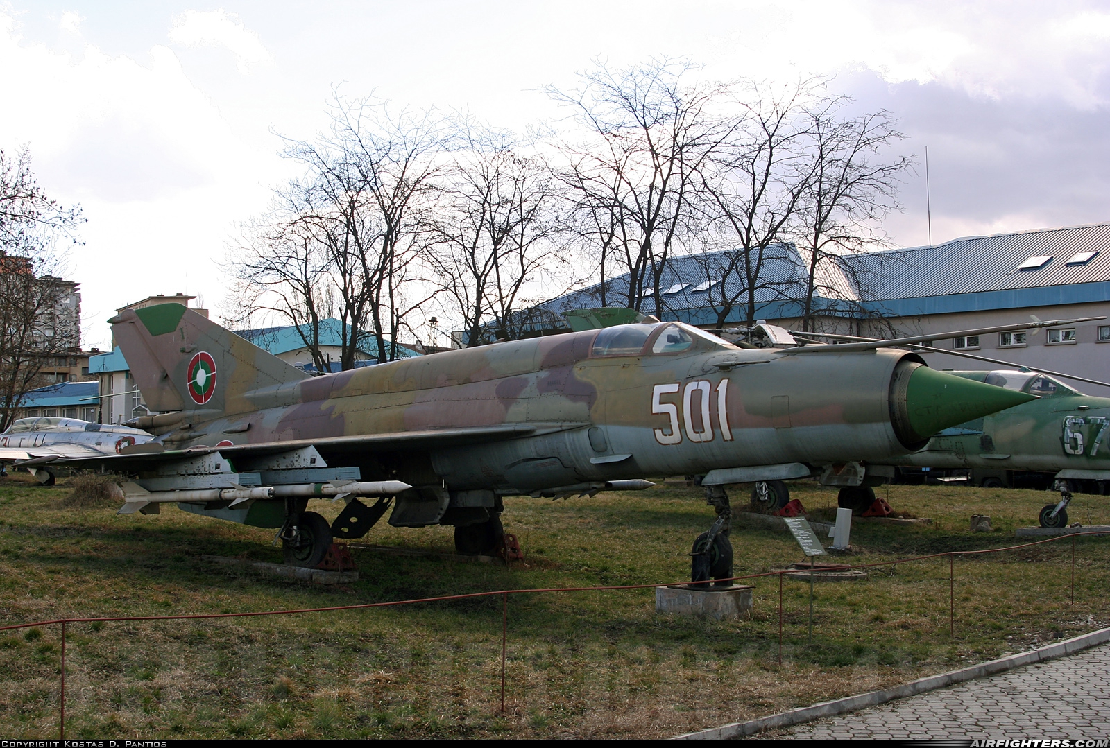 Bulgaria - Air Force Mikoyan-Gurevich MiG-21bis 501 at Off-Airport - Sofia, Bulgaria