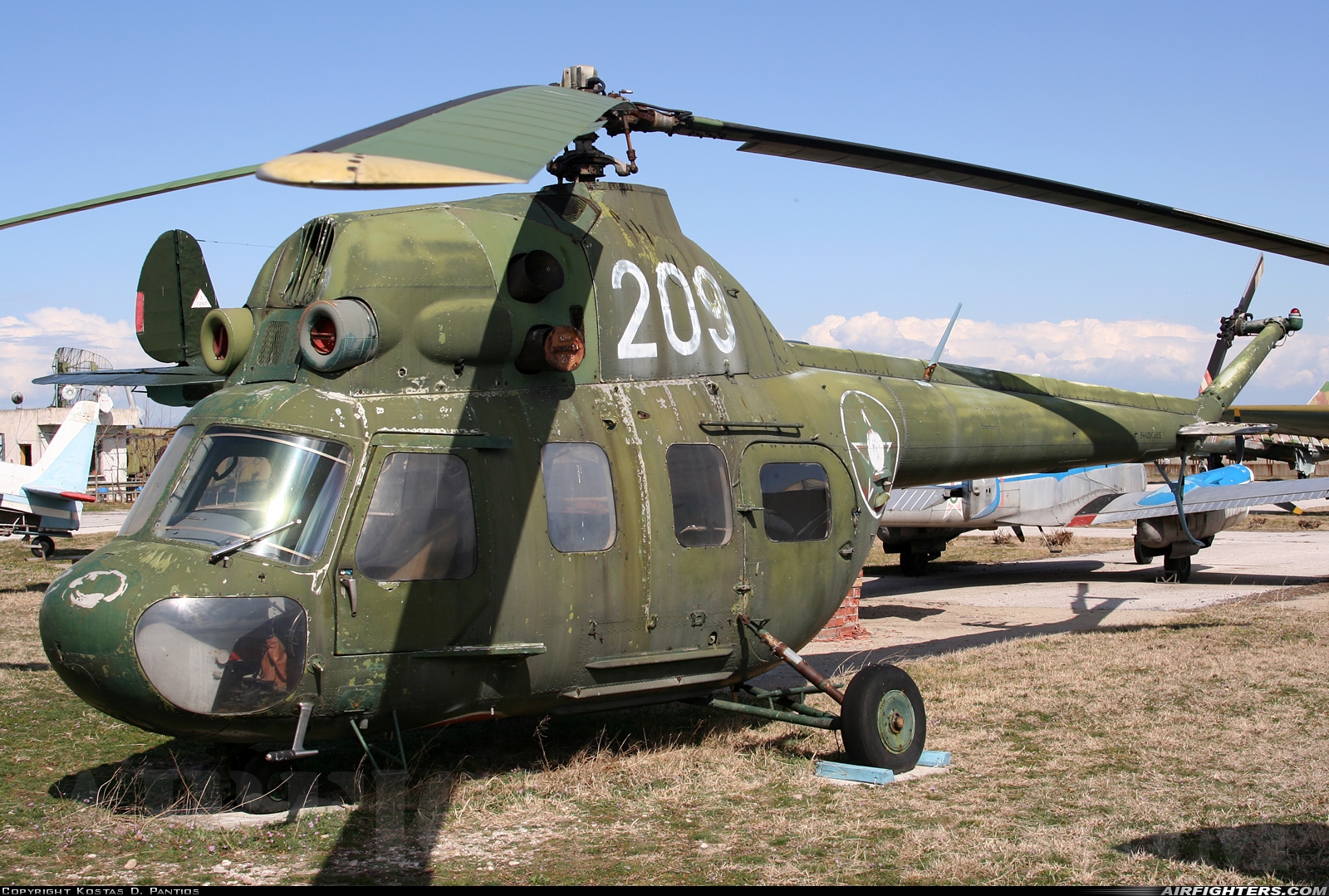 Bulgaria - Air Force Mil Mi-2 209 at Plovdiv (- Krumovo) (PDV / LBPD), Bulgaria