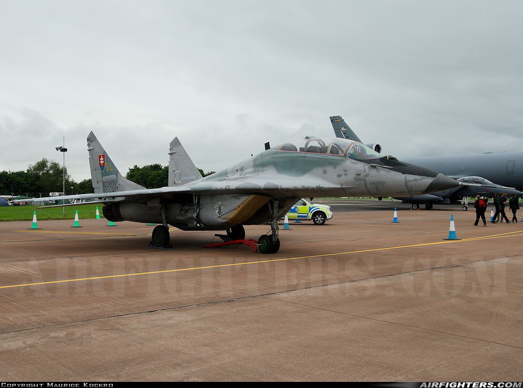 Slovakia - Air Force Mikoyan-Gurevich MiG-29UBS (9.51) 5304 at Fairford (FFD / EGVA), UK