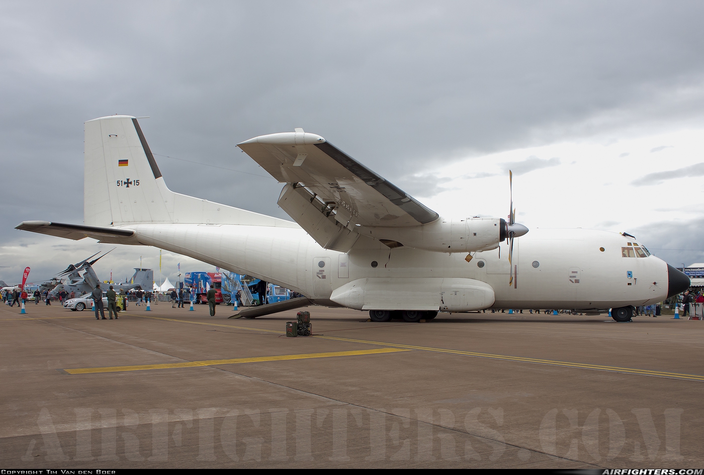 Germany - Air Force Transport Allianz C-160D 51+15 at Fairford (FFD / EGVA), UK