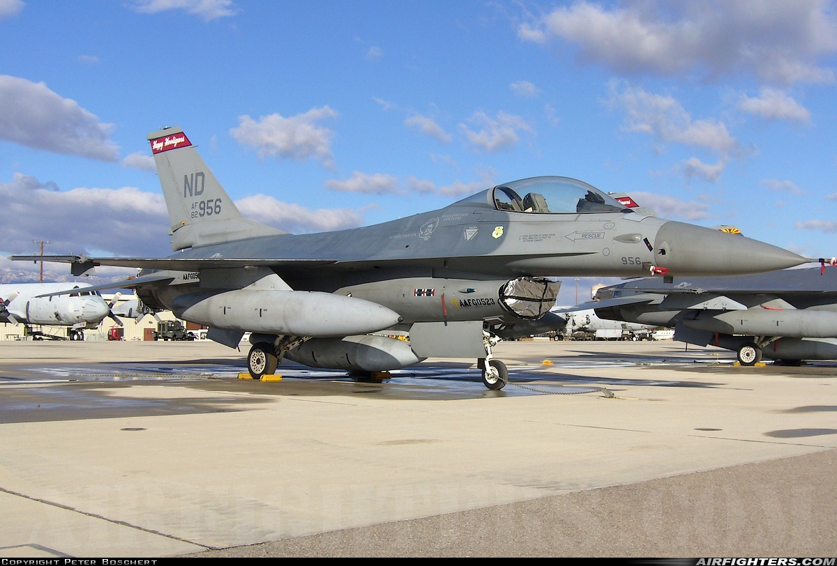 USA - Air Force General Dynamics F-16A/ADF Fighting Falcon 82-0956 at Tucson - Davis-Monthan AFB (DMA / KDMA), USA