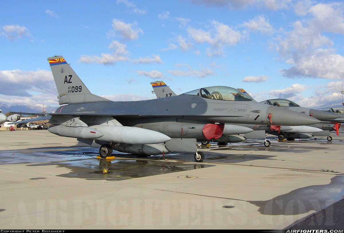 USA - Air Force General Dynamics F-16A Fighting Falcon 83-1099 at Tucson - Davis-Monthan AFB (DMA / KDMA), USA