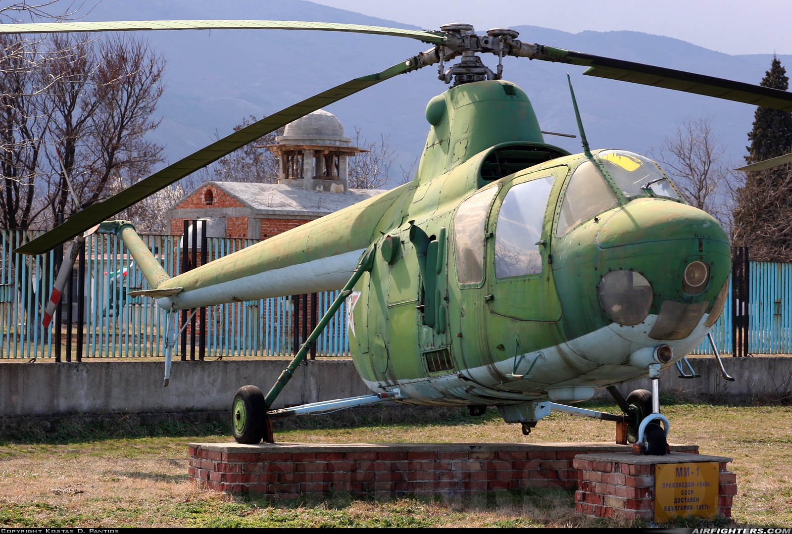 Bulgaria - Air Force Mil Mi-1M 12 at Plovdiv (- Krumovo) (PDV / LBPD), Bulgaria