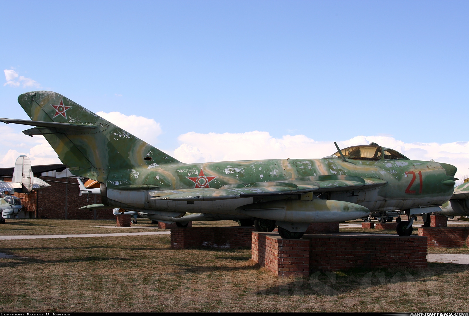 Bulgaria - Air Force Mikoyan-Gurevich MiG-17PF 21 at Plovdiv (- Krumovo) (PDV / LBPD), Bulgaria