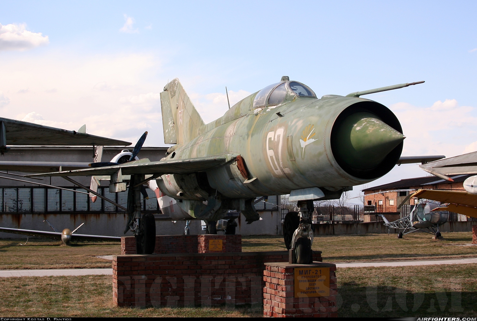 Bulgaria - Air Force Mikoyan-Gurevich MiG-21PFM 62 at Plovdiv (- Krumovo) (PDV / LBPD), Bulgaria