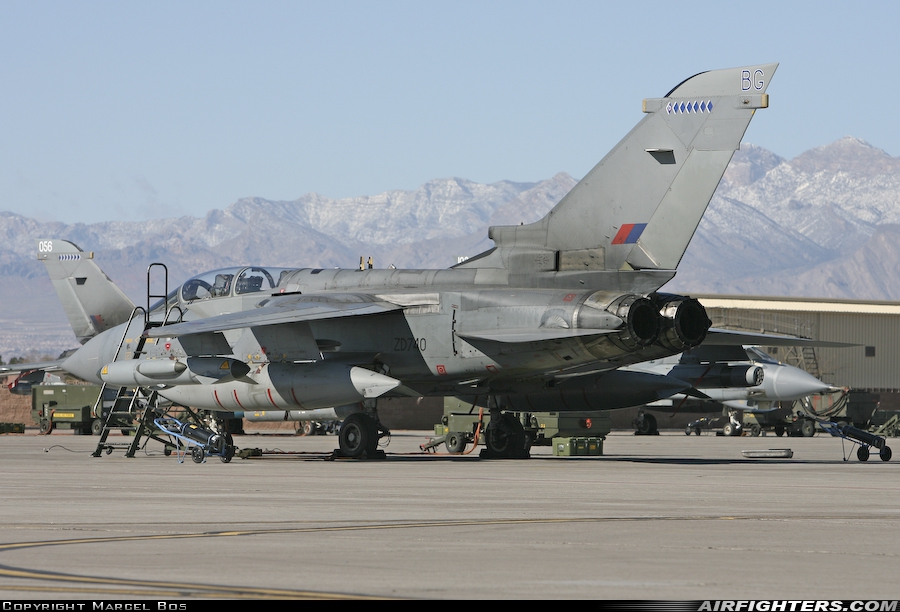 UK - Air Force Panavia Tornado GR4 ZD740 at Las Vegas - Nellis AFB (LSV / KLSV), USA