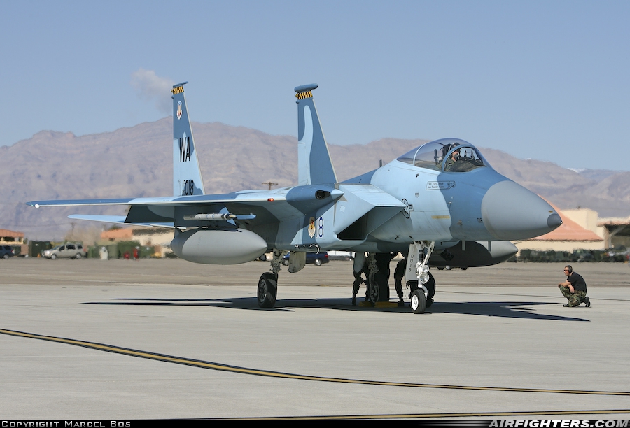 USA - Air Force McDonnell Douglas F-15C Eagle 80-0018 at Las Vegas - Nellis AFB (LSV / KLSV), USA