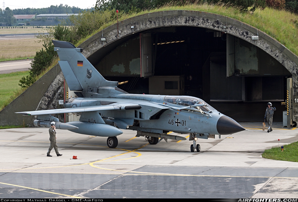 Germany - Air Force Panavia Tornado ECR 46+31 at Lechfeld (ETSL), Germany