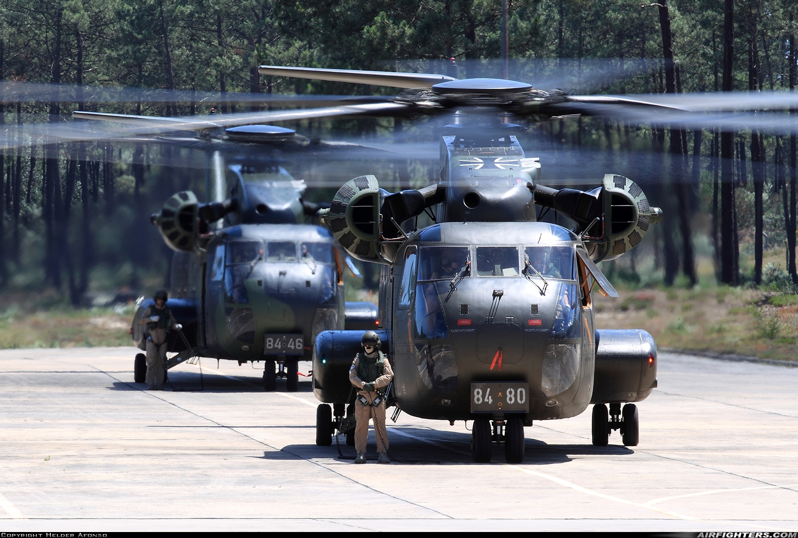 Germany - Air Force Sikorsky CH-53G (S-65) 84+80 at Ovar (AM1) (LPOV), Portugal