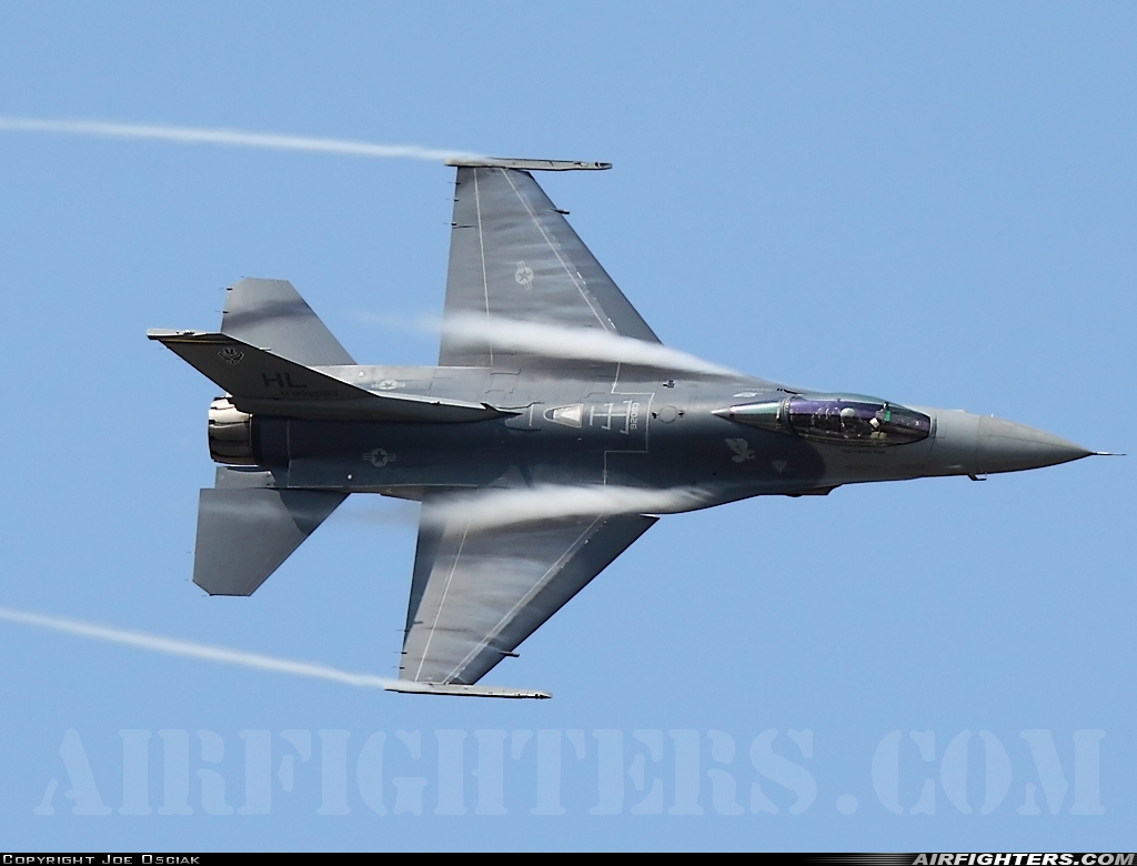 USA - Air Force General Dynamics F-16C Fighting Falcon 89-2083 at Millville - Municipal (MIV / KMIV), USA