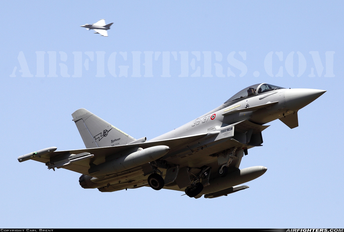 Italy - Air Force Eurofighter F-2000A Typhoon (EF-2000S) MM7314 at Orange - Caritat (XOG / LFMO), France