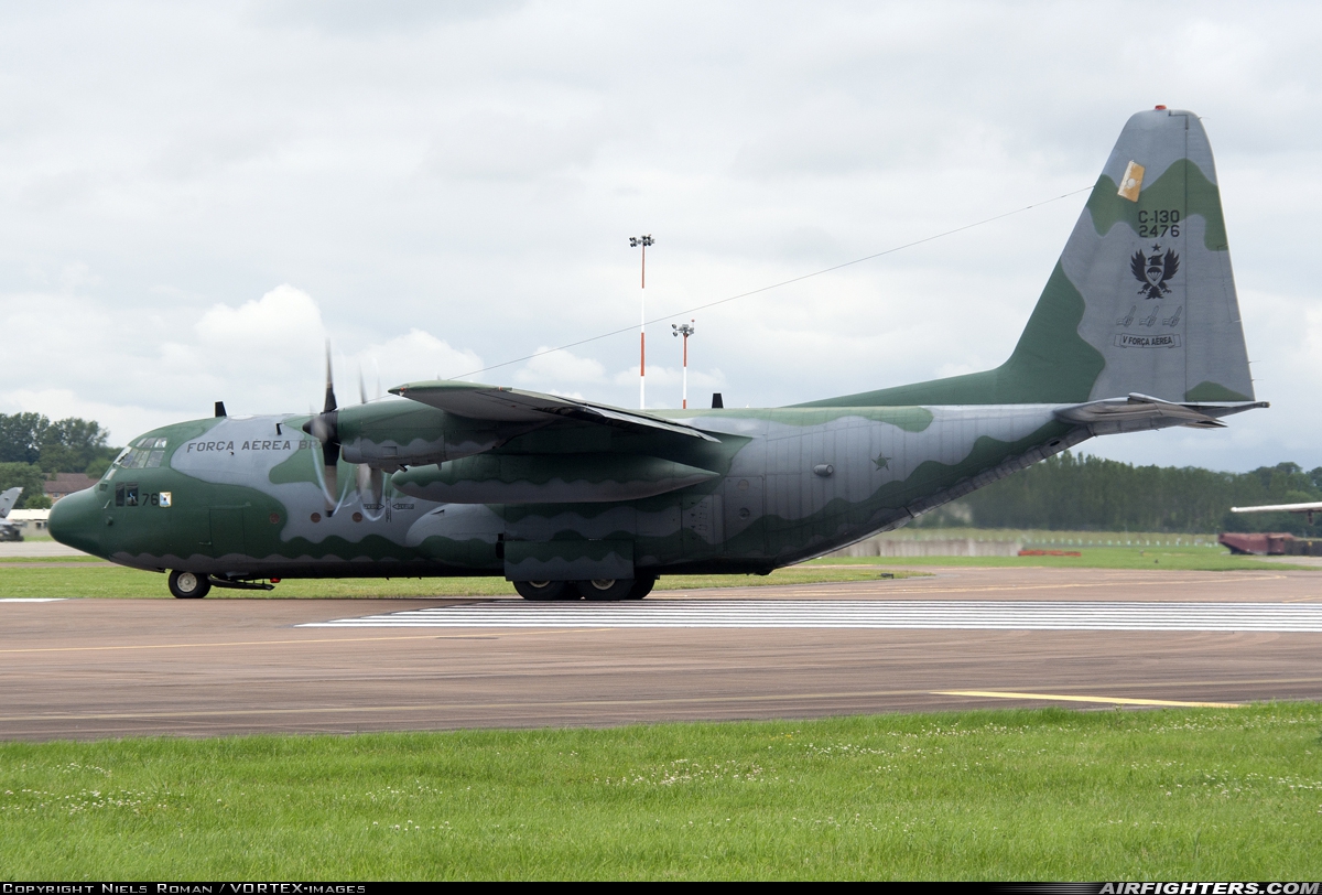 Brazil - Air Force Lockheed C-130H Hercules (L-382) 2476 at Fairford (FFD / EGVA), UK