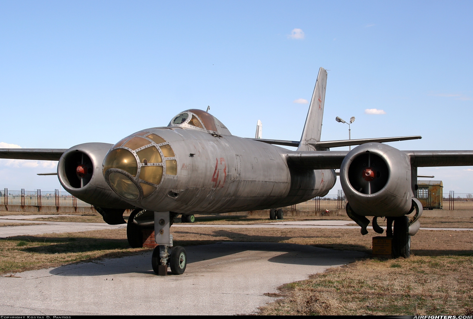 Bulgaria - Air Force Ilyushin IL-28R 43 at Plovdiv (- Krumovo) (PDV / LBPD), Bulgaria
