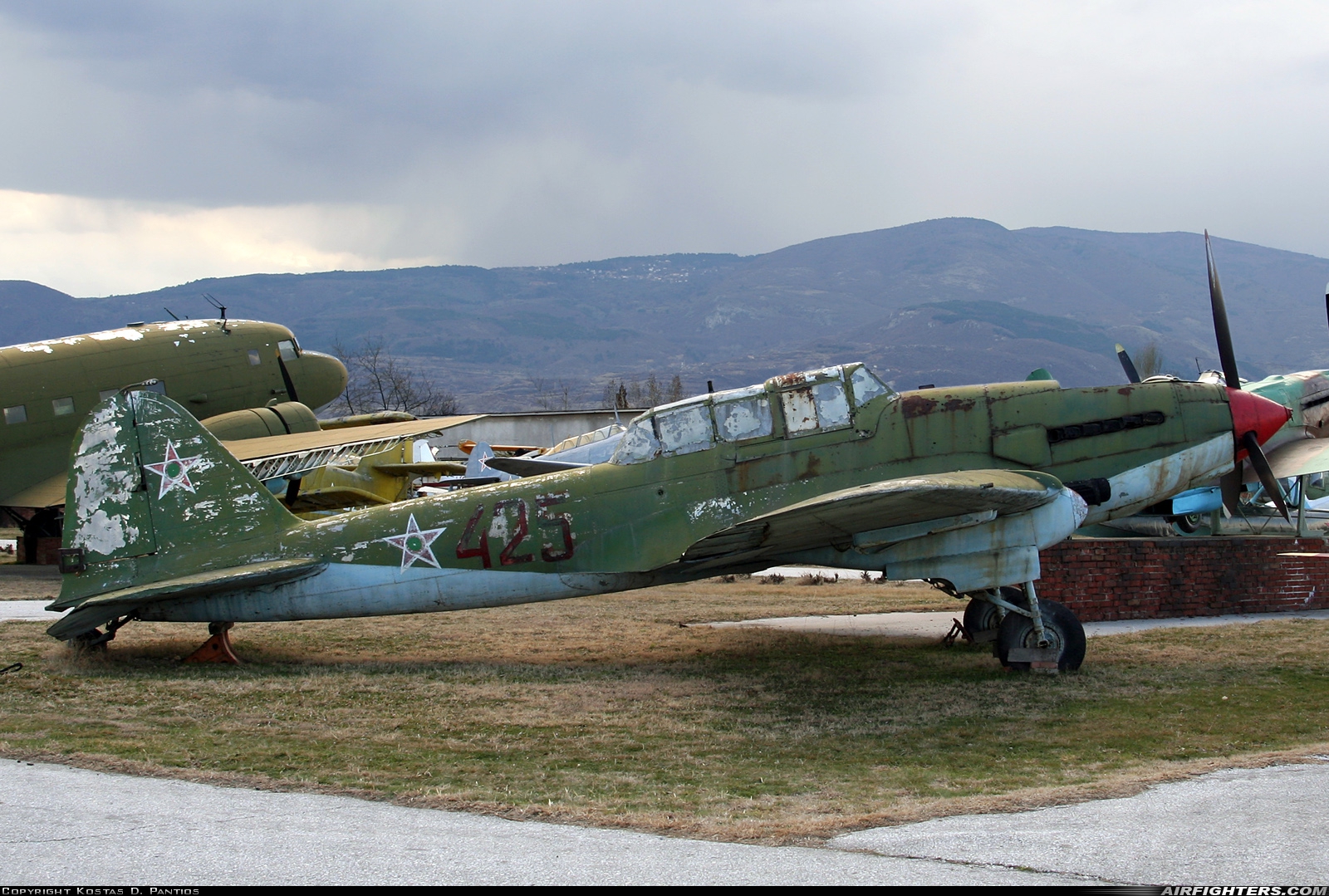 Bulgaria - Air Force Ilyushin IL-2m3 Sturmovik 425 at Plovdiv (- Krumovo) (PDV / LBPD), Bulgaria