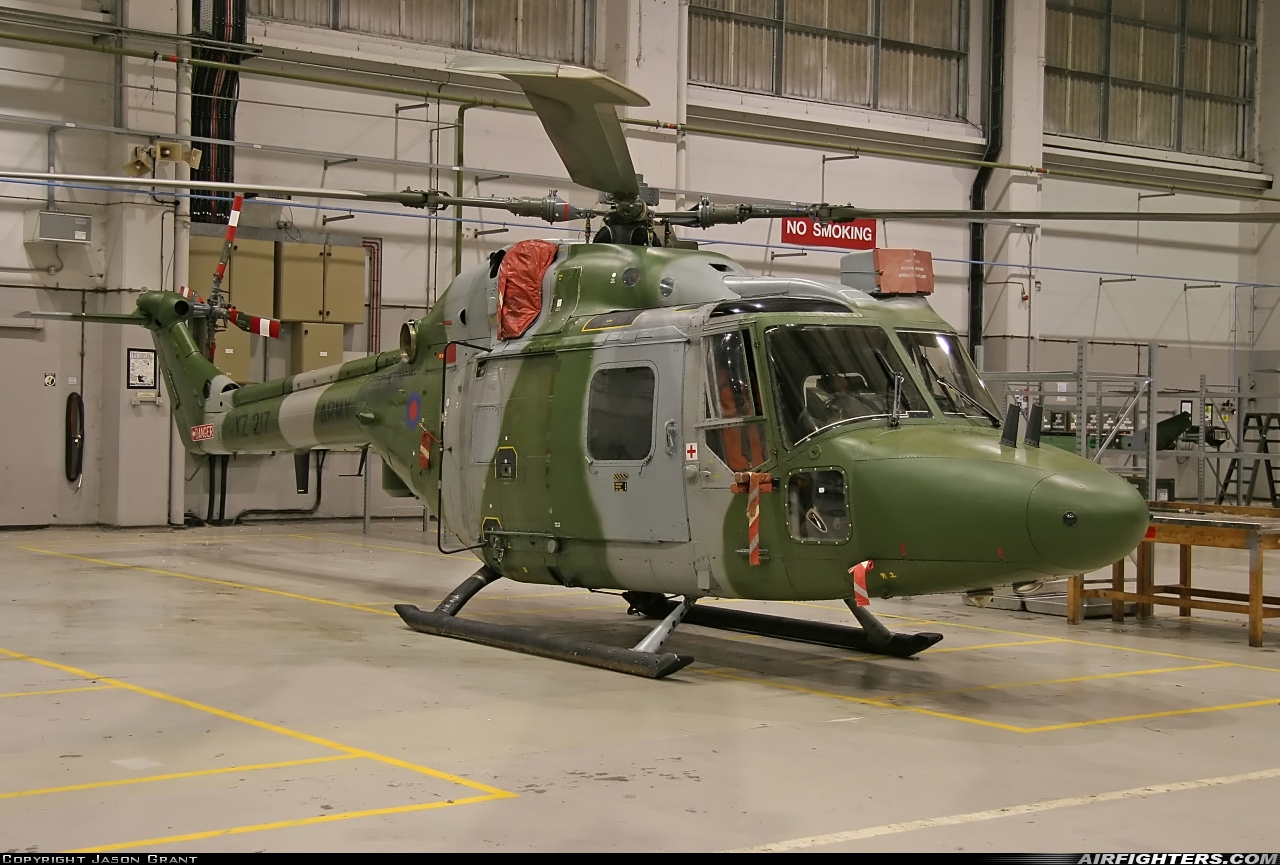 UK - Army Westland WG-13 Lynx AH7 XZ217 at Dishforth (EGXD), UK
