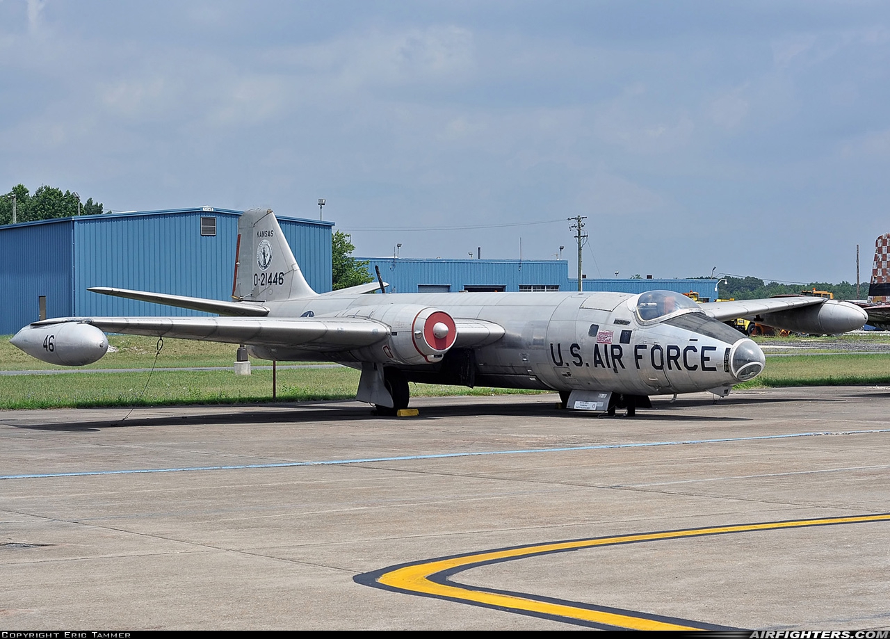 USA - Air Force Martin RB-57A Canberra 21446 at Baltimore - Martin State (Glenn L. Martin State) (MTN / KMTN), USA