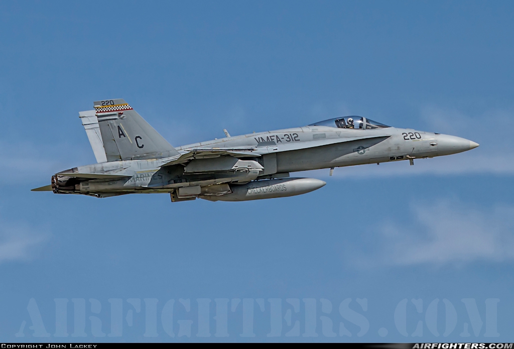 USA - Marines McDonnell Douglas F/A-18A+ Hornet 163167 at Virginia Beach - Oceana NAS / Apollo Soucek Field (NTU / KNTU), USA