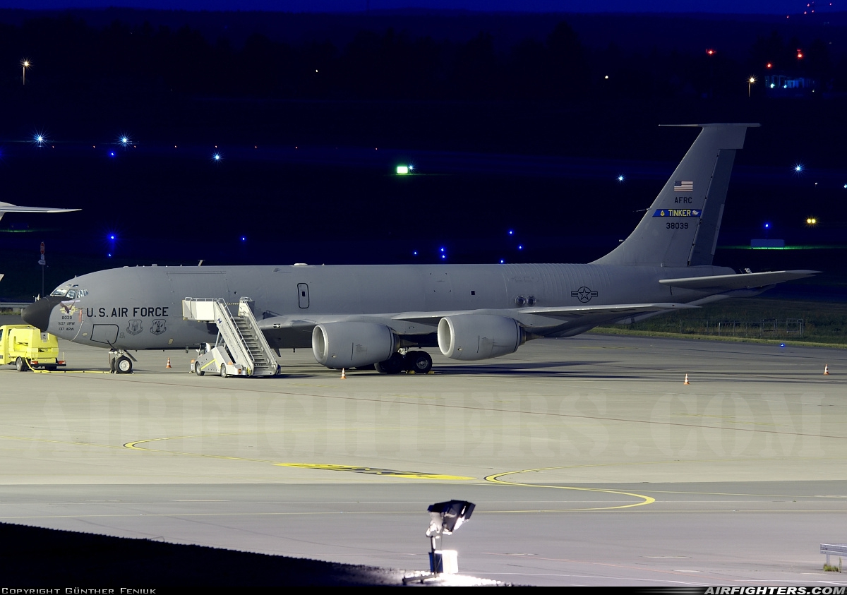 USA - Air Force Boeing KC-135R Stratotanker (717-100) 63-8039 at Nuremberg (NUE / EDDN), Germany