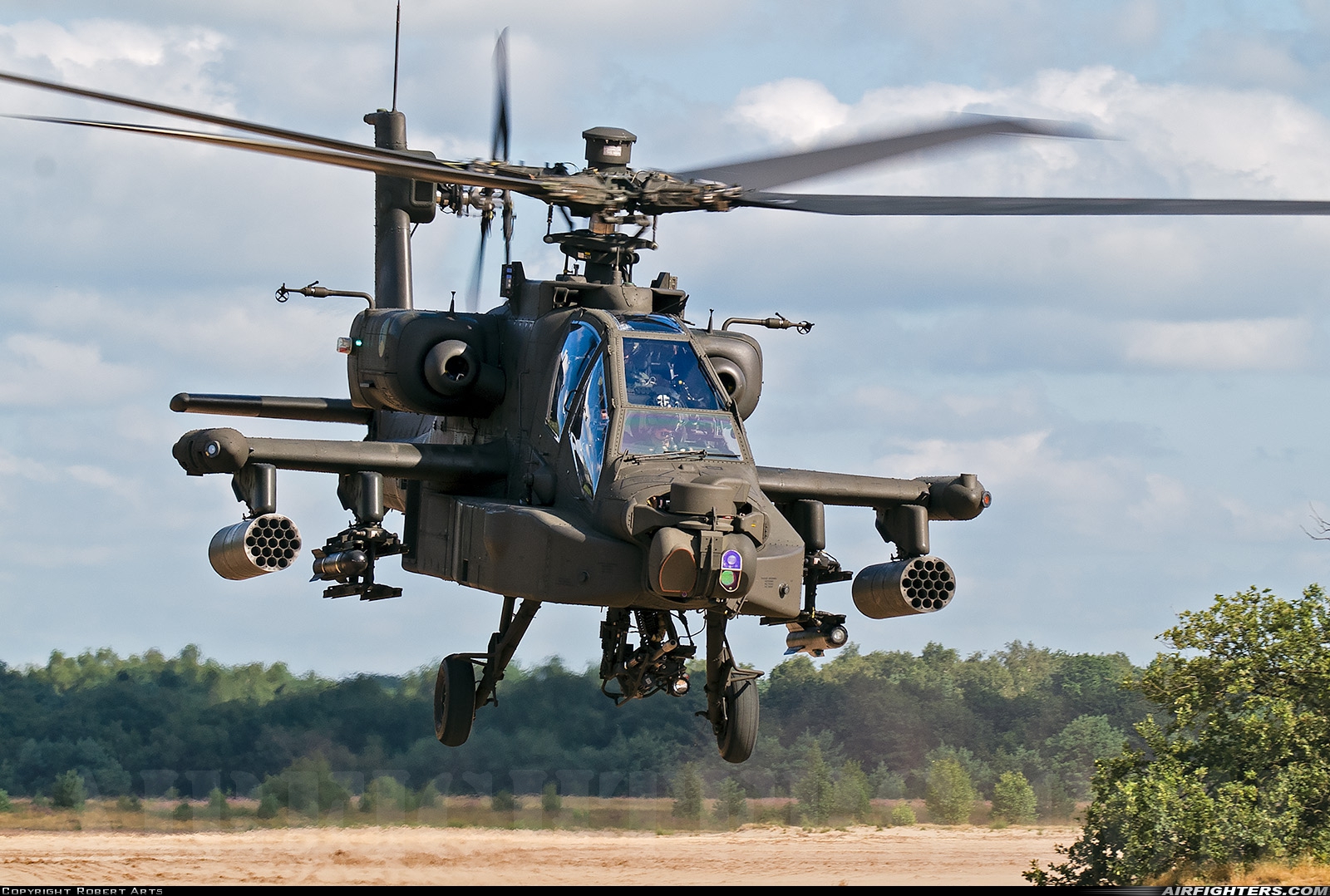 Netherlands - Air Force Boeing AH-64DN Apache Longbow Q-21 at Off-Airport - Oirschotse Heide (GLV5), Netherlands
