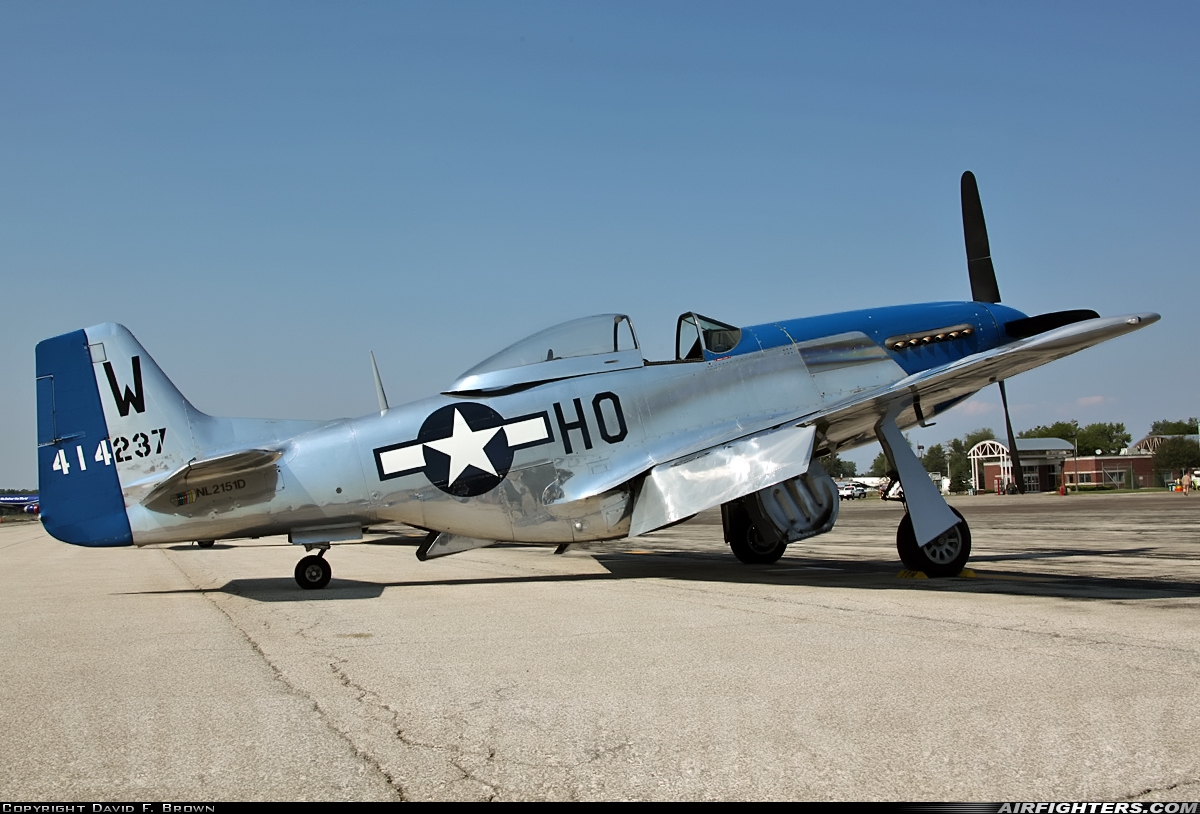 Private North American P-51D Mustang N2151D at Detroit - Willow Run (YIP / KYIP), USA