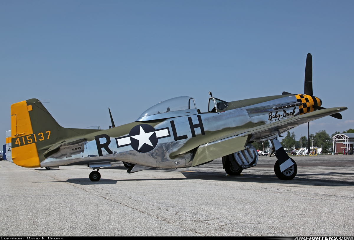 Private North American P-51D Mustang NL251PW at Detroit - Willow Run (YIP / KYIP), USA