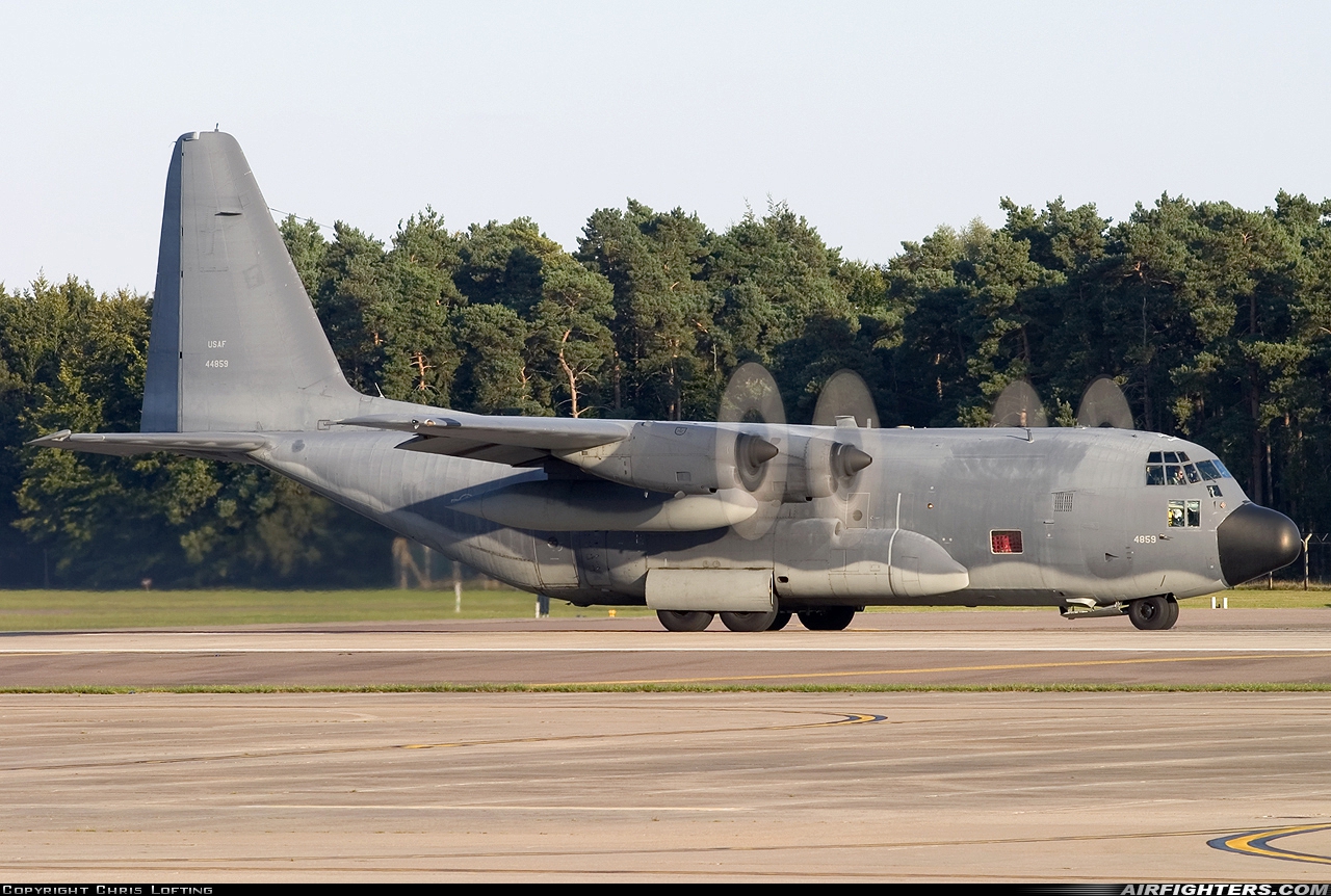 USA - Air Force Lockheed C-130E Hercules (L-382) 64-14859 at Lakenheath (LKZ / EGUL), UK