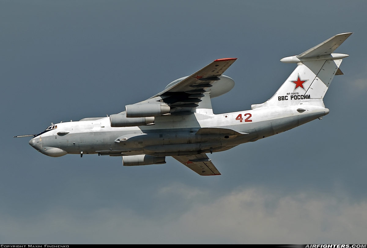 Russia - Air Force Ilyushin / Beriev A-50 RF-50610 at Moscow - Zhukovsky (Ramenskoye) (UUBW), Russia
