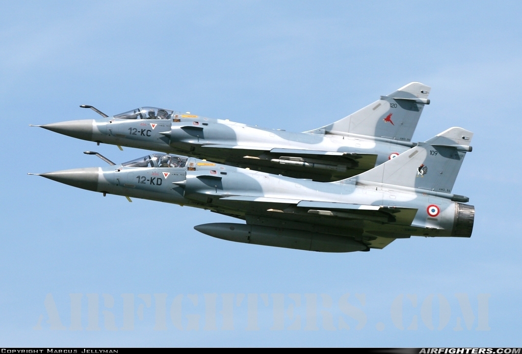 France - Air Force Dassault Mirage 2000C 109 / 12-KD at Cambrai - Epinoy (LFQI), France