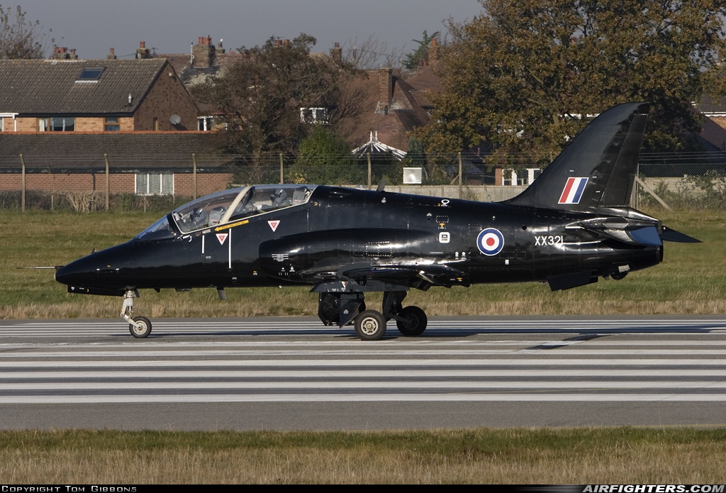 UK - Air Force British Aerospace Hawk T.1A XX321 at Warton (EGNO), UK