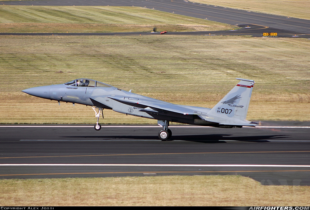 USA - Air Force McDonnell Douglas F-15C Eagle 84-0007 at Portland - Portland-Hillsboro (HIO), USA