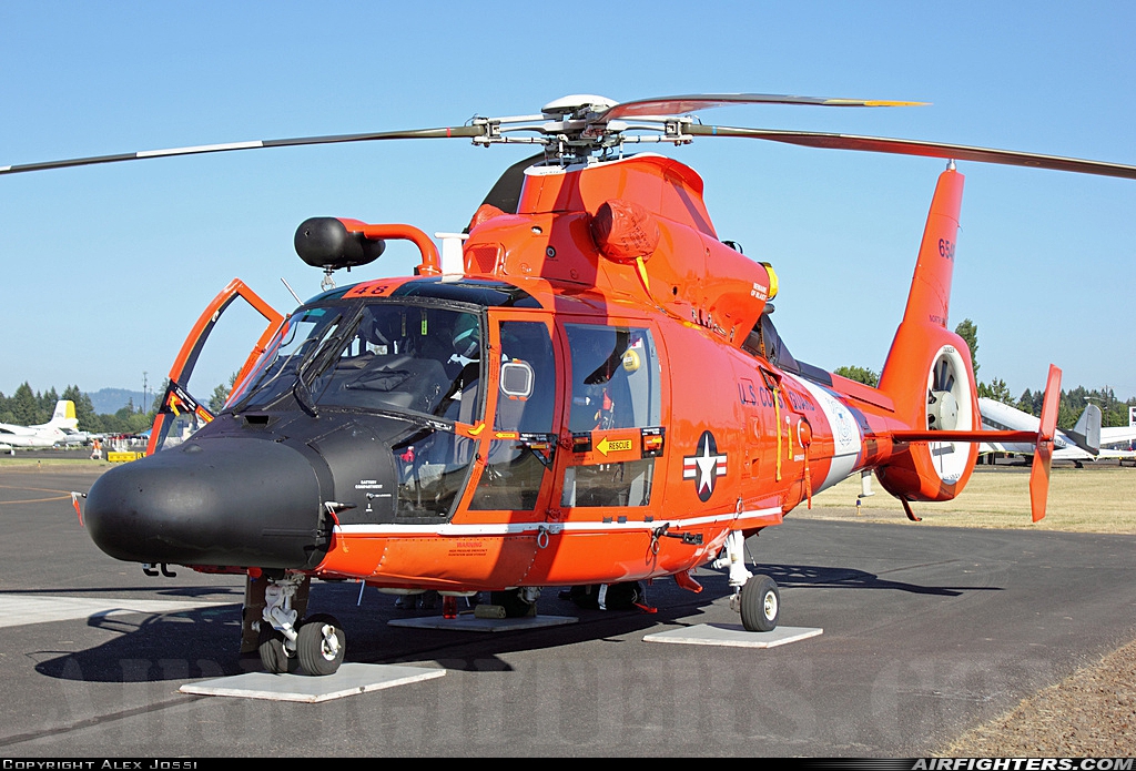 USA - Coast Guard Aerospatiale HH-65C Dolphin (SA-366G-1) 6548 at Portland - Portland-Hillsboro (HIO), USA