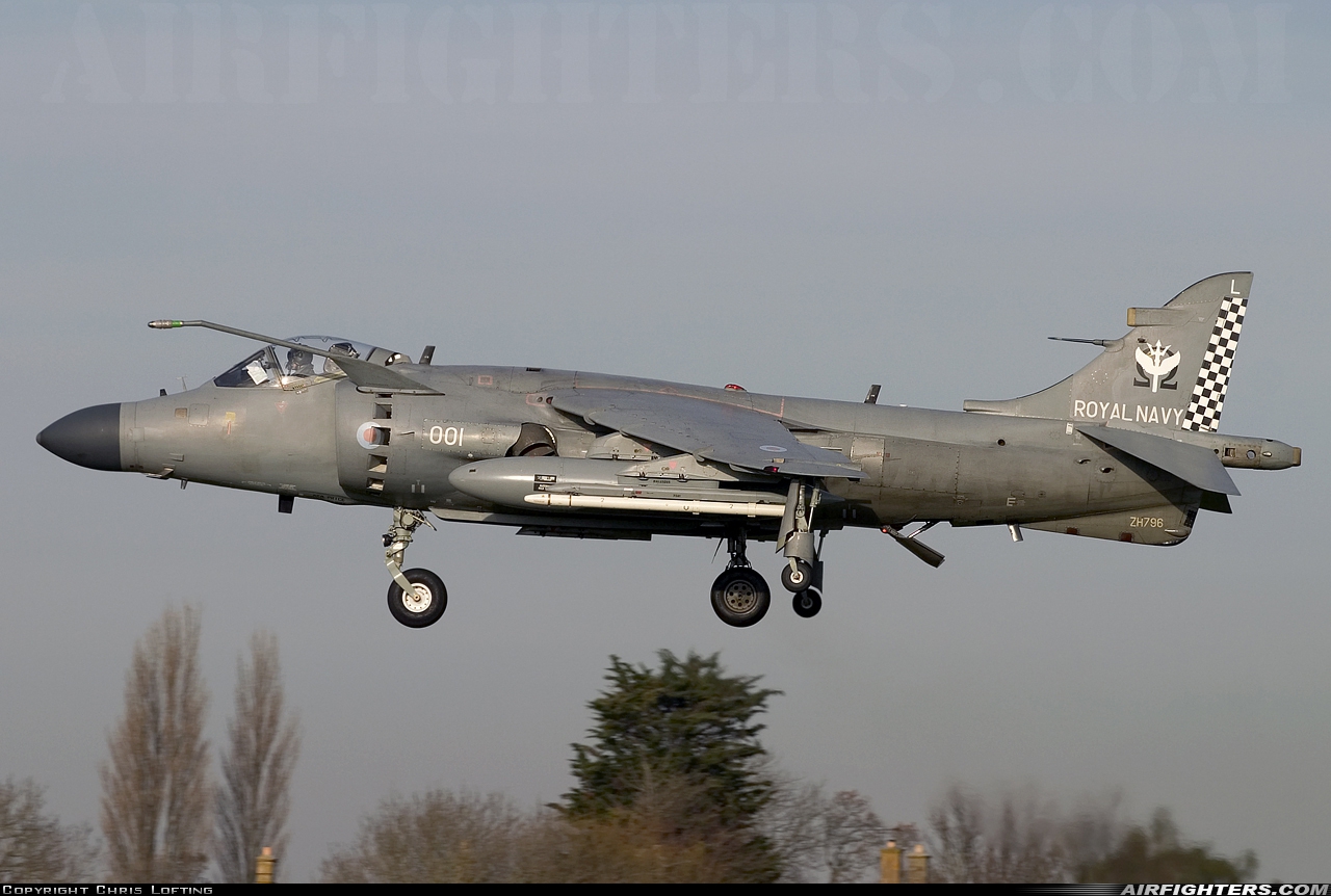 UK - Navy British Aerospace Sea Harrier FA.2 ZH796 at Yeovilton (YEO / EGDY), UK