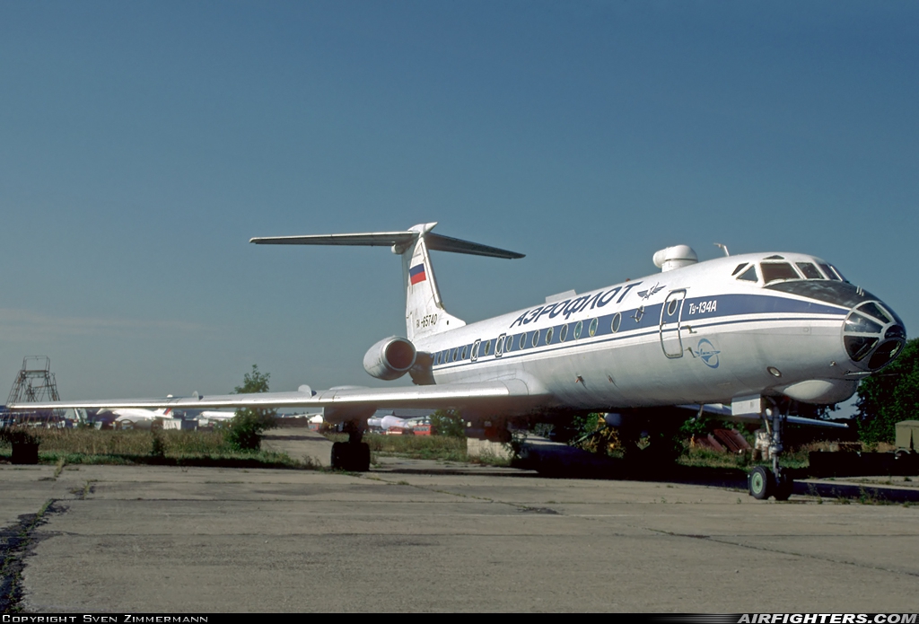 Russia - Air Force Tupolev Tu-134A RA-65740 at Moscow - Zhukovsky (Ramenskoye) (UUBW), Russia