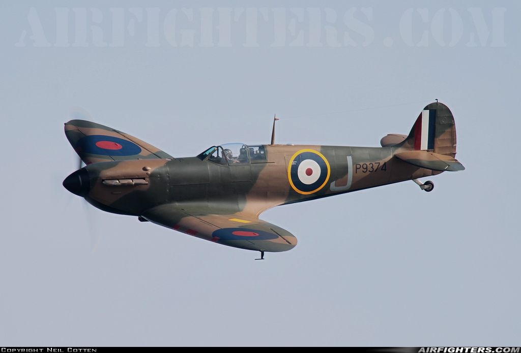 Private Supermarine 300 Spitfire Ia G-MKIA at Off-Airport - Eastbourne, UK