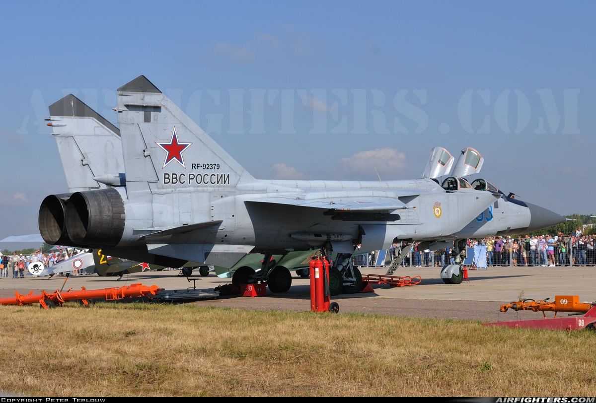 Russia - Air Force Mikoyan-Gurevich MiG-31 RF-92379 at Moscow - Zhukovsky (Ramenskoye) (UUBW), Russia