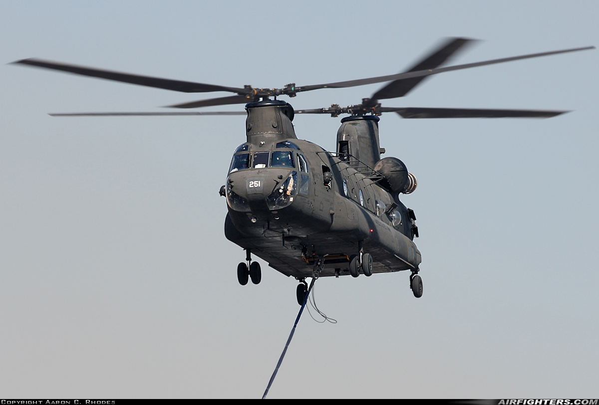 USA - Army Boeing Vertol CH-47D Chinook 91-00251 at Ellensburg - Bowers Field (ELN / KELN), USA