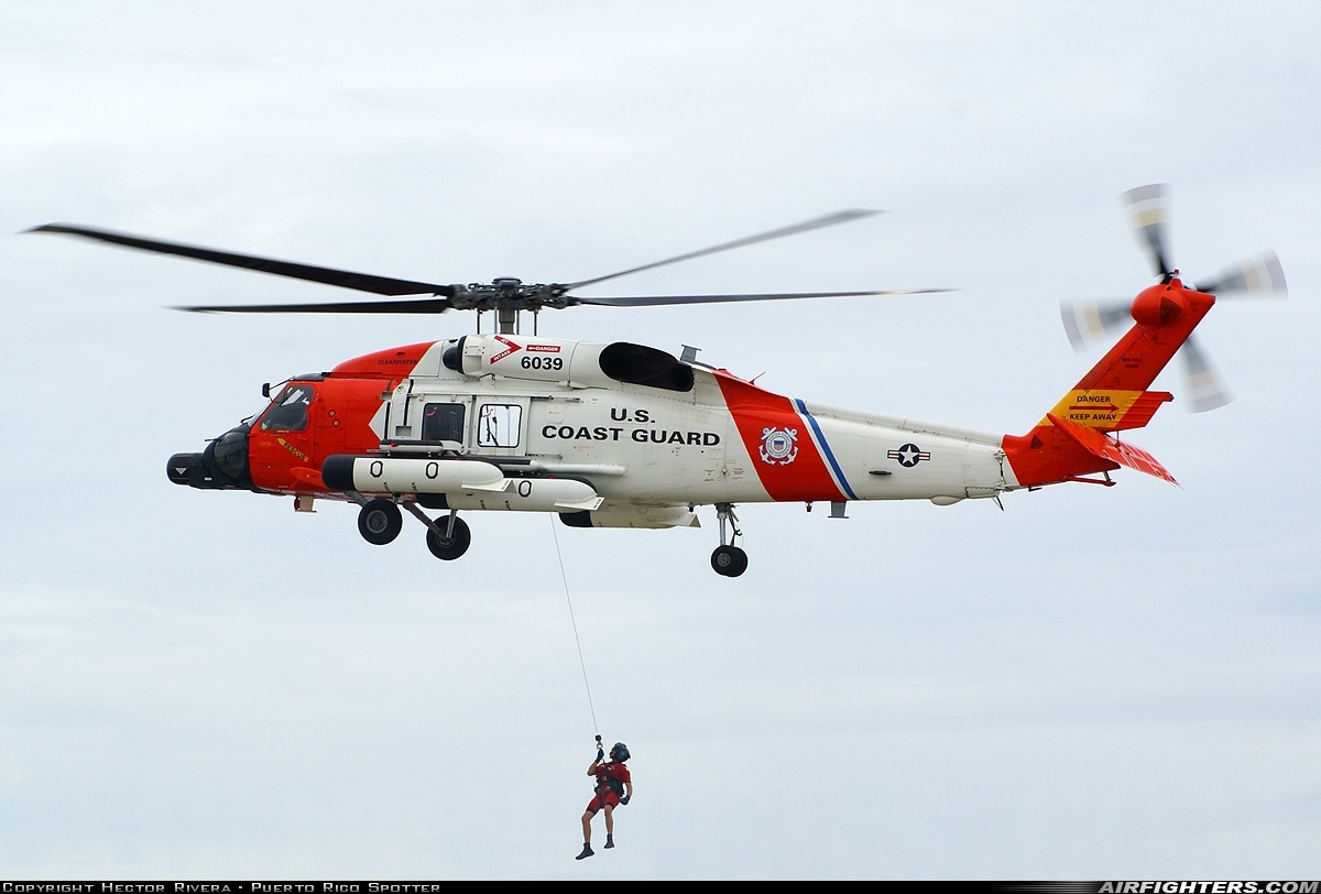 USA - Coast Guard Sikorsky HH-60J Jayhawk (S-70B-5) 6039 at St. Petersburg / Clearwater - Int. (PIE / KPIE), USA