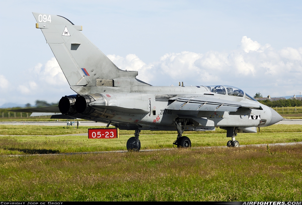 UK - Air Force Panavia Tornado GR4 ZD746 at Lossiemouth (LMO / EGQS), UK