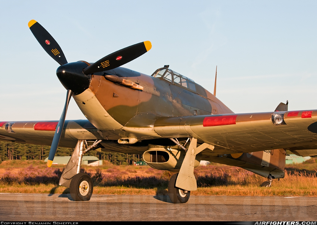 Private - Historic Aircraft Collection Hawker Hurricane XII G-HURI at Zoersel (Oostmalle) (OBL / EBZR), Belgium