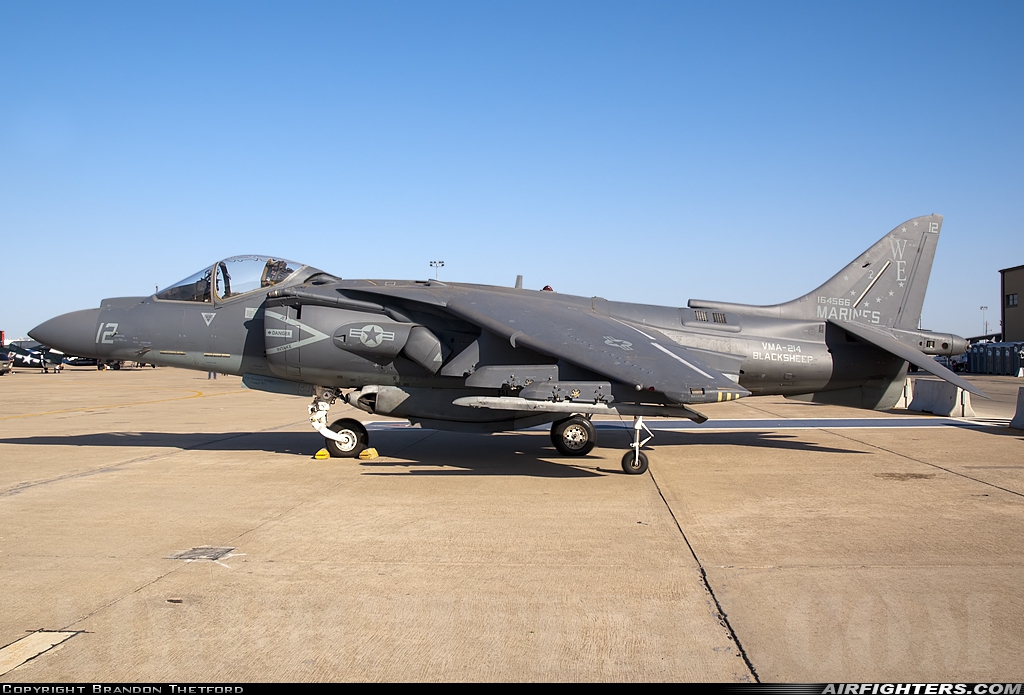 USA - Marines McDonnell Douglas AV-8B+ Harrier ll 164566 at Fort Worth - NAS JRB / Carswell Field (AFB) (NFW / KFWH), USA