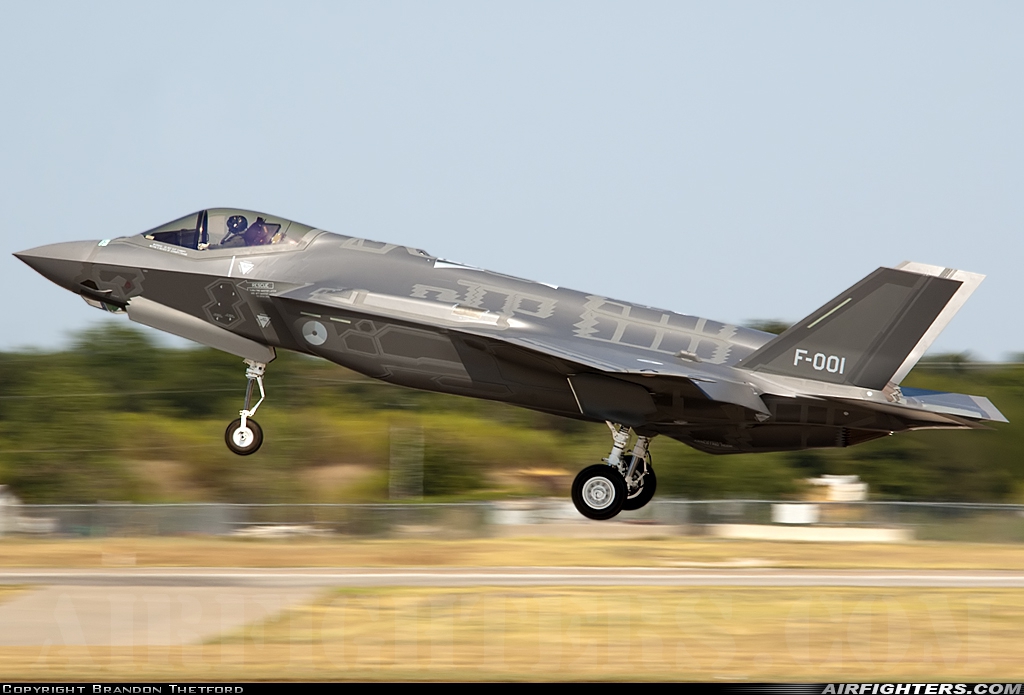 Netherlands - Air Force Lockheed Martin F-35A Lightning II F-001 at Fort Worth - NAS JRB / Carswell Field (AFB) (NFW / KFWH), USA