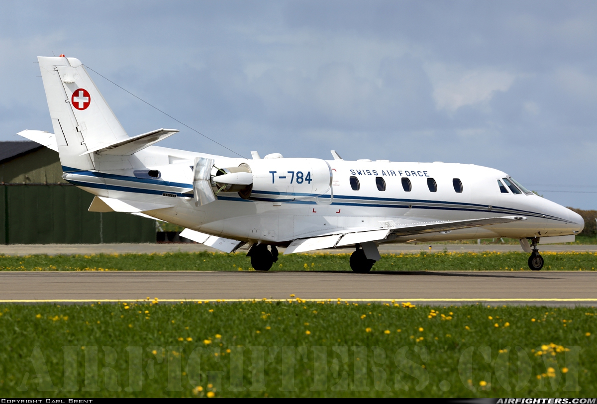 Switzerland - Air Force Cessna 560XL Citation Excel T-784 at Orland (OLA / ENOL), Norway