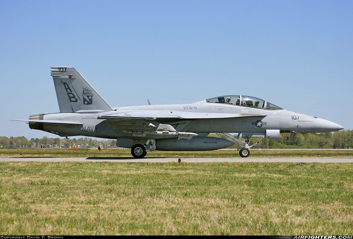 USA - Navy Boeing F/A-18F Super Hornet 166633 at Virginia Beach - Oceana NAS / Apollo Soucek Field (NTU / KNTU), USA