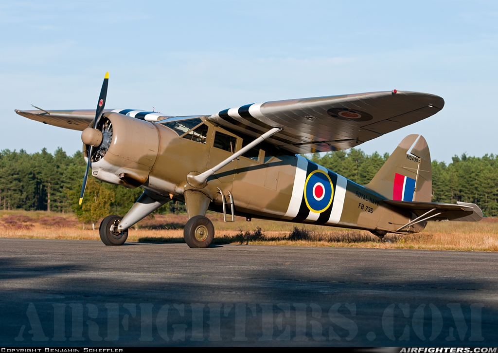 Private Stinson AT-19 Reliant N1943S at Zoersel (Oostmalle) (OBL / EBZR), Belgium