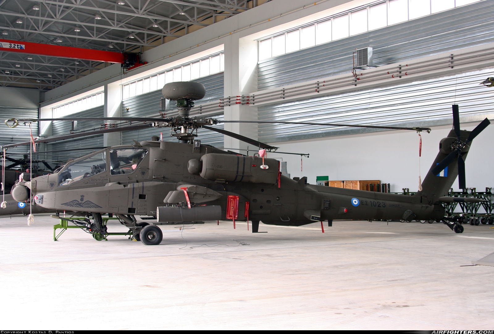 Greece - Army Boeing AH-64DHA Apache Longbow ES1023 at Megara AB - Pahi (LGMG), Greece