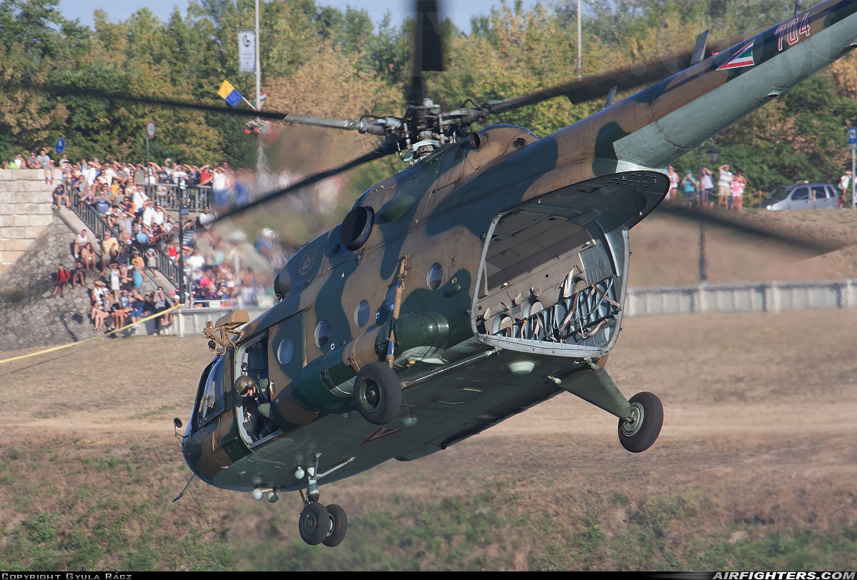 Hungary - Air Force Mil Mi-17 704 at Szolnok (LHSN), Hungary