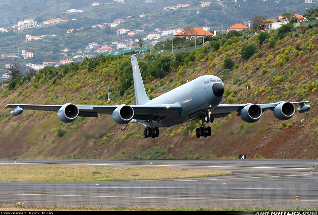 France - Air Force Boeing C-135FR Stratotanker (717-164) 474 at Funchal / Madeira (- Santa Cruz) (FNC / LPMA), Portugal