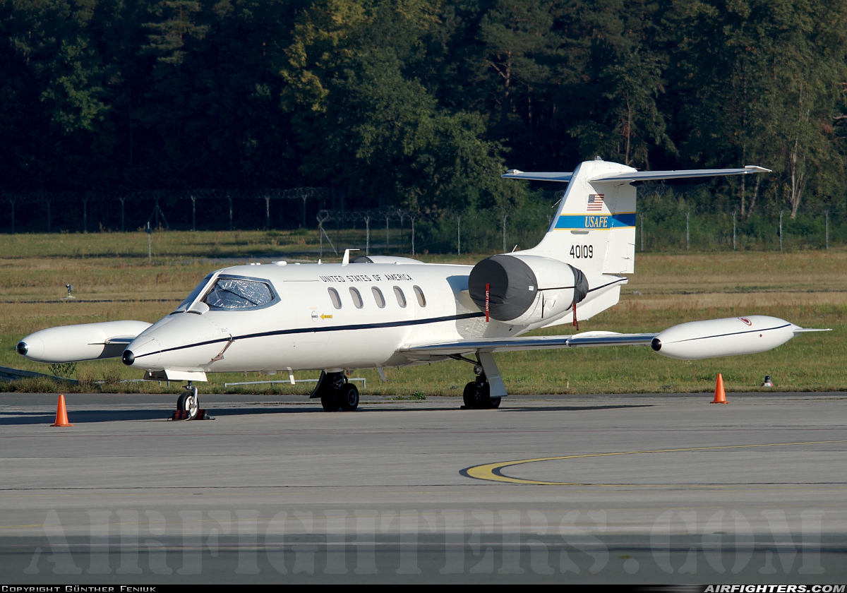 USA - Air Force Learjet C-21A 84-0109 at Nuremberg (NUE / EDDN), Germany